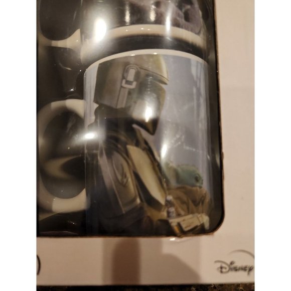 2021 Star Wars The Mandalorian 6 Mug Set Limited Edition w/ Cocoa Mix - Picture 5 of 10